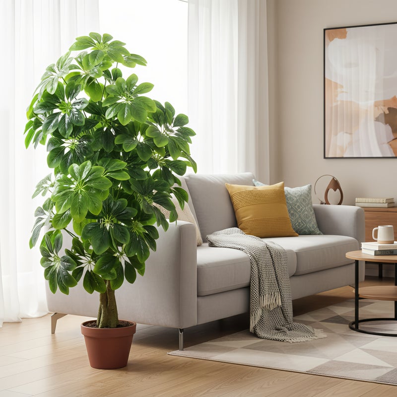 Sharpdo Fresh and Natural Artificial Green Plant for Home Decor, 60*110cm (Without Pot) - Image 2